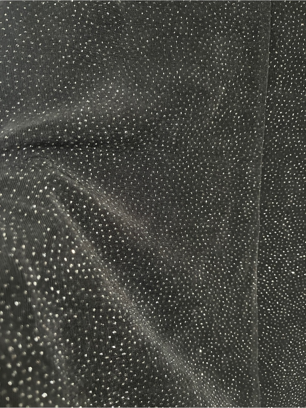 Rabbit Rabbit Rabbit Black Sparkle Long Sleeve Mini Dress - Picture 3 of 5